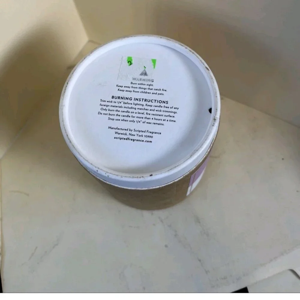 Scripted Fragrance September Birth Flower Morning Glory Soy Candle 8 oz New